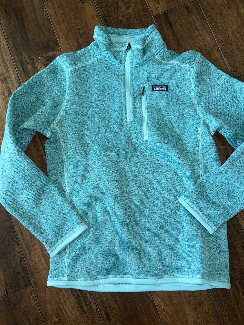 New with tags .Patagonia better sweater 1/4 zip.sciff blue